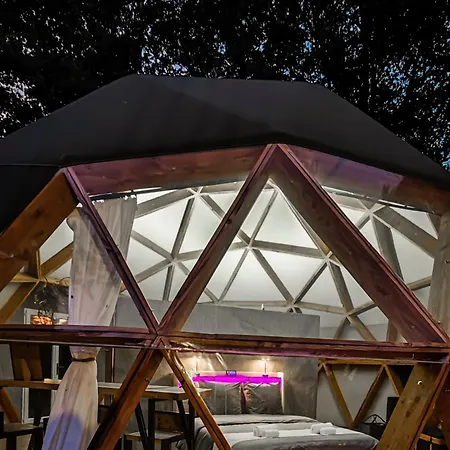 Lüks kamp alanı Dome Bao Luxe Climatise Lesterps